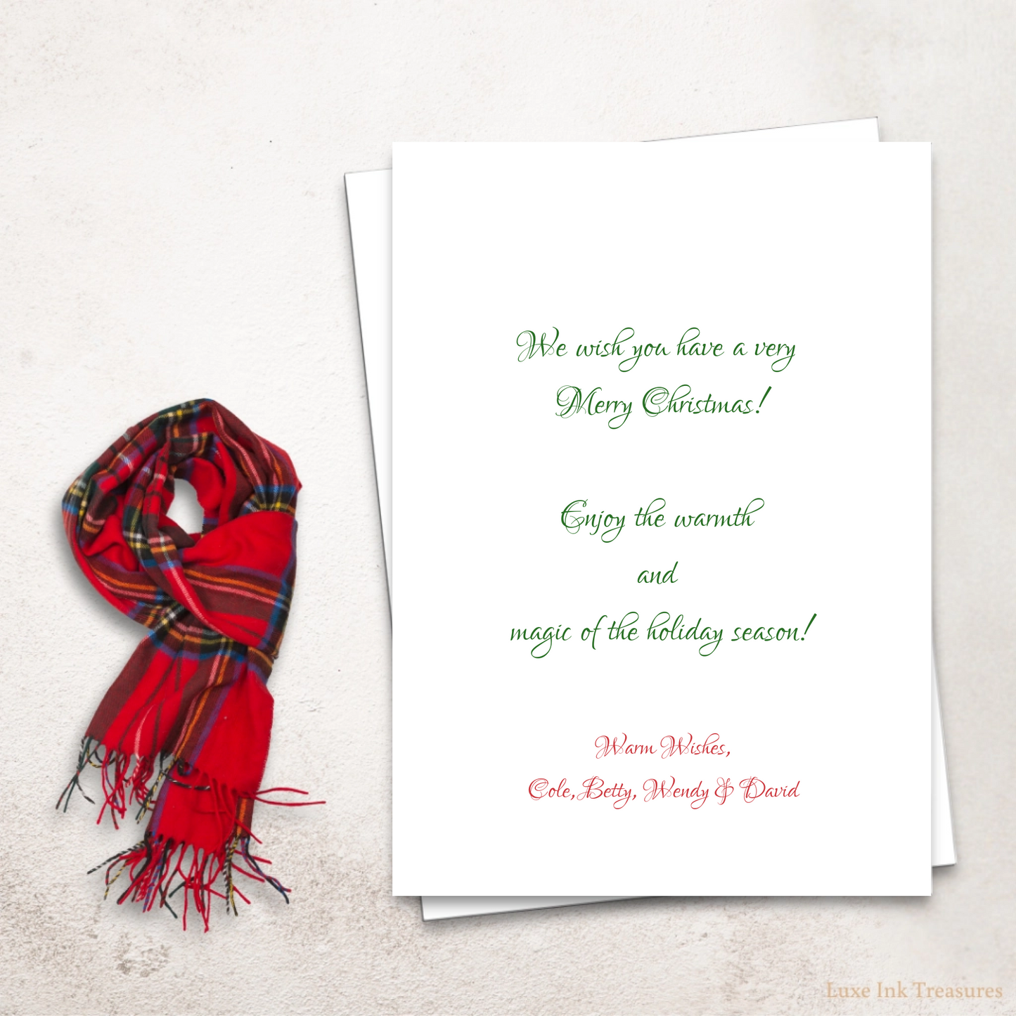 Editable Christmas Card | Playful Christmas Card