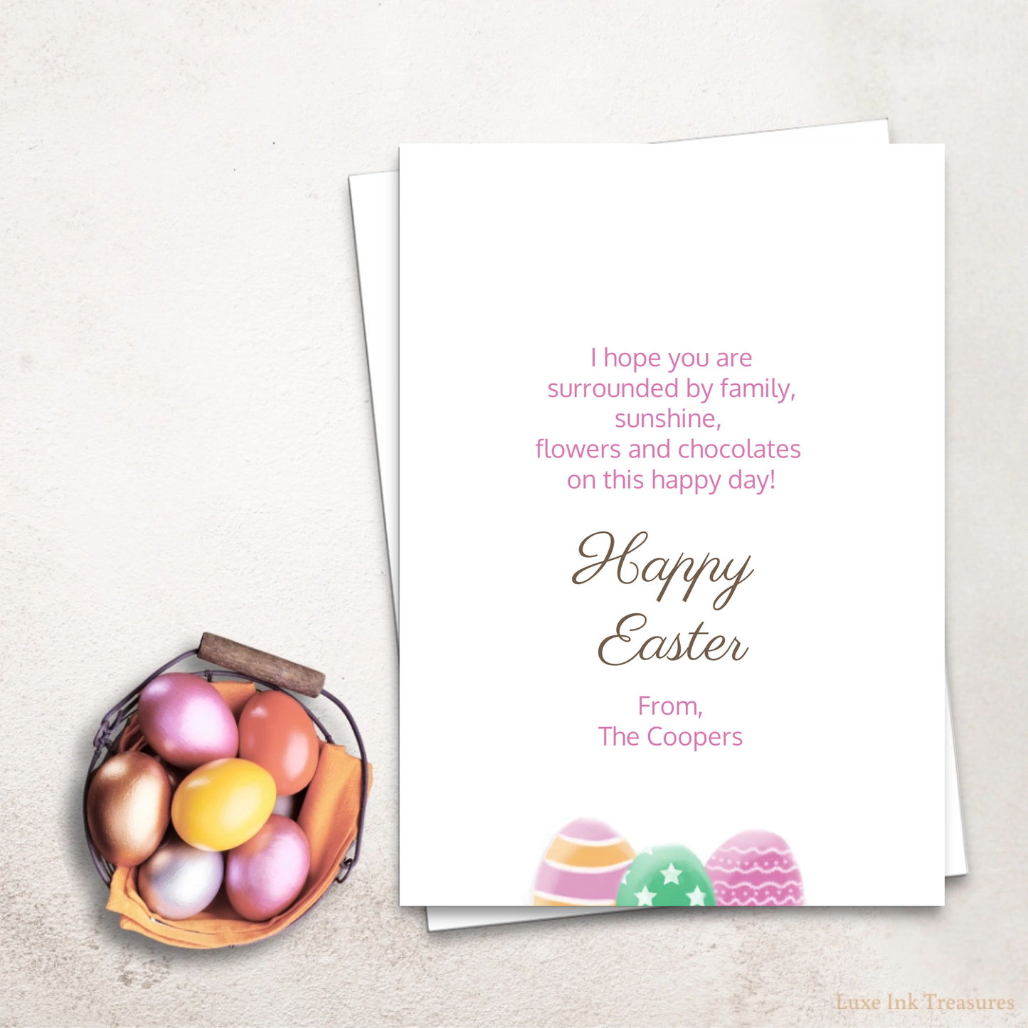 Editable Easter Bunny Card | Magical Easter Bunny Card