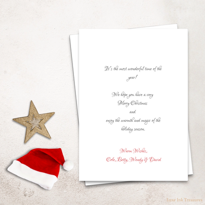 Editable Christmas Card | Witty Santa Claus Christmas Greeting Card