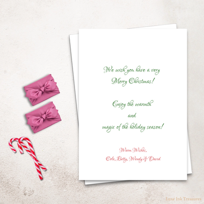 Editable Christmas Card Template | Magical Gnomes Christmas Card