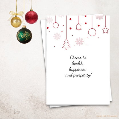 Editable New Year's Card | Festive New Year's Card
